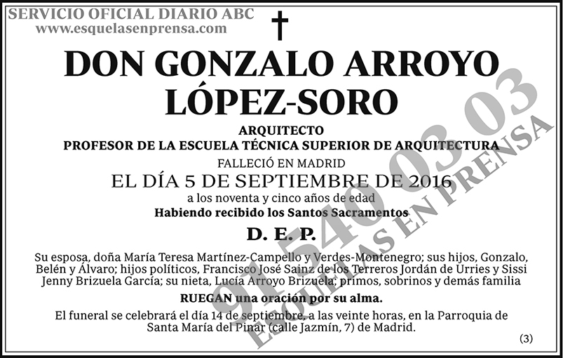 Gonzalo Arroyo López-Soro